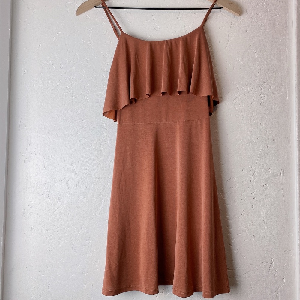 New With Tags Forever 21 Caramel Color Smell Size Spaghetti Strap Dress